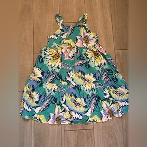 Green and Blue girls sundress size 7